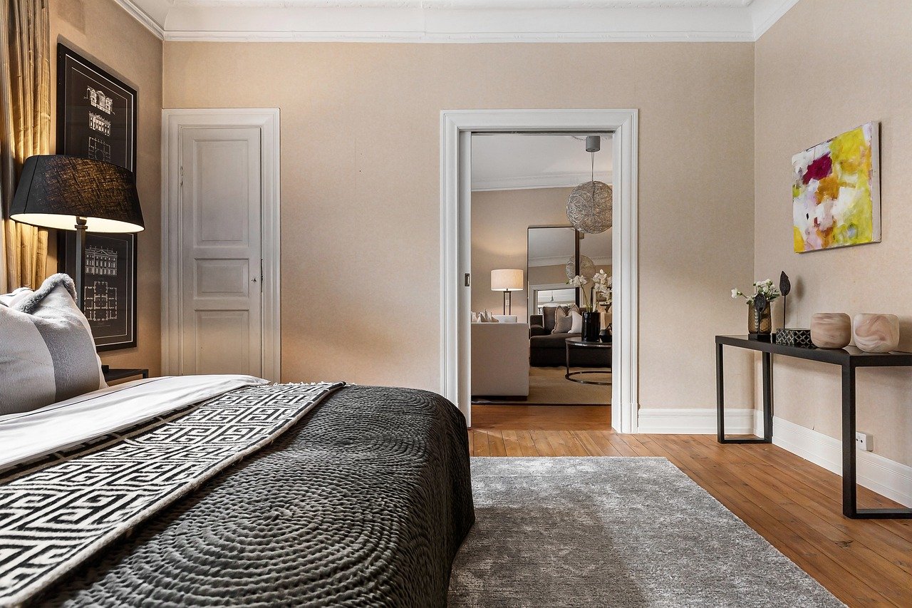 le Tapisserie pour une chambre adulte