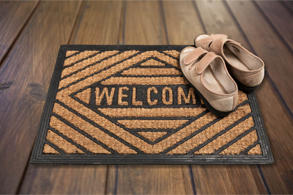 un tapis d'entrée sur mesure pour votre intérieur